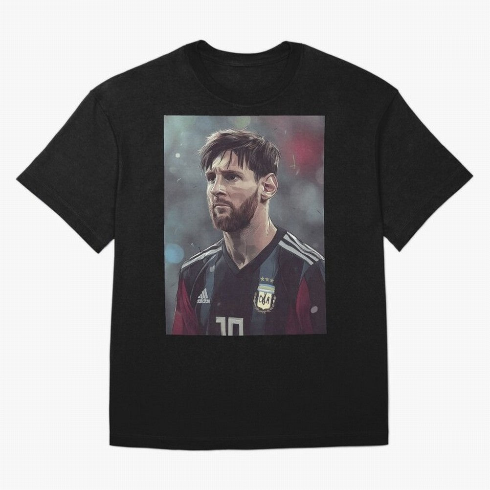 Lionel Messi Oversized T-Shirt Make the Season About Global Football Passion for FIFA World Cup 2026 USA Canada Mexico, Featuring Messi, CR7 and Mbappe, Argentina, France and Brazil, Championship Spirit, Famous Goals, Roaring Crowds and