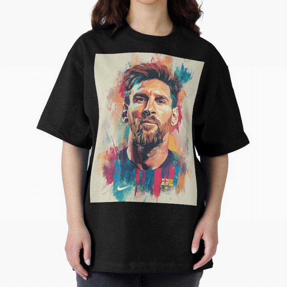 Lionel Messi Oversized T-Shirt Celebrate Unforgettable Nights in Match Day Hype around FIFA World Cup 2026 USA Canada Mexico, Cristiano Ronaldo, Haaland and CR7, France, Football Festival Excitement, Trophy Ambitions, Country Rivalries and Star