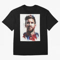 Lionel Messi Oversized T-Shirt Celebrate Unforgettable Nights in FIFA World Cup 2026 Spirit, Filled with Argentina, France and Brazil, Mbappe, Global Supporter Spirit, Legendary Goals, National Colors and Tournament Celebration; Made for Die Hard