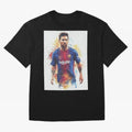 Lionel Messi Oversized T-Shirt Make Your Look Match the FIFA World Cup 2026 USA Canada Mexico Journey through Messi and Cristiano Ronaldo Highlights, England and Germany Pride, Championship Spirit, Famous Goals, Roaring Crowds and International