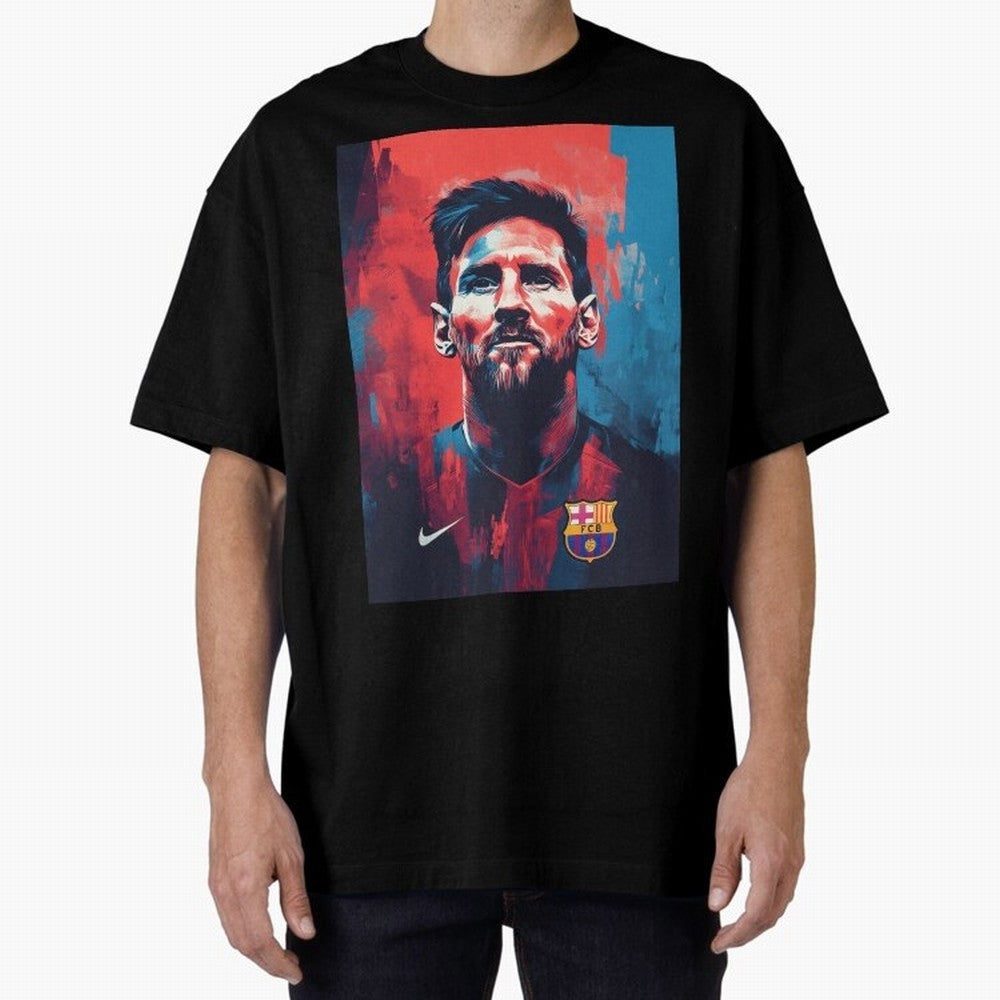 Lionel Messi Oversized T-Shirt Represent Global Football Passion for FIFA World Cup 2026, Made for Messi, Neymar and Mbappe, Argentina, Tournament Hype, Historic Matchups, Family Viewing Parties and Global Sports Pride; Made for Die Hard