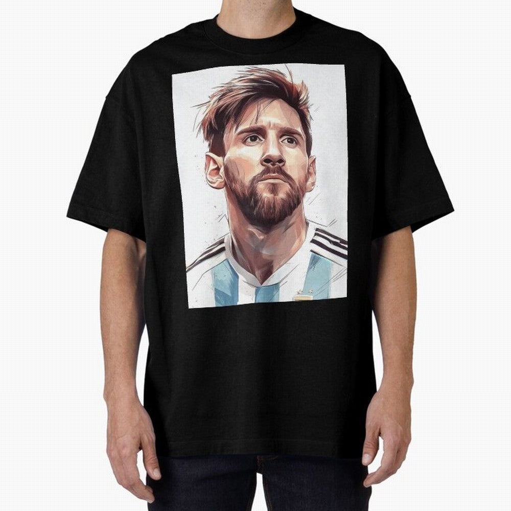 Lionel Messi Oversized T-Shirt Mark FIFA World Cup 2026 Group Stage Filled with CR7, England Energy, Game Day Rituals, Football Legends, Country Pride and the Road to the Final; Perfect for Supporters Who Want Bold Football Energy, Global Pride and