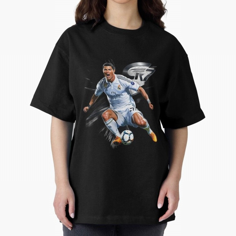 CR7 Ronaldo Legacy GOAT Soccer Fan T-Shirt ¨C Ultimate Football Icon Oversized T-Shirt Enjoy Global Football Passion for FIFA World Cup 2026 USA Canada Mexico, with Messi, France, Football Passion, Legendary Performances, Festival Vibes and