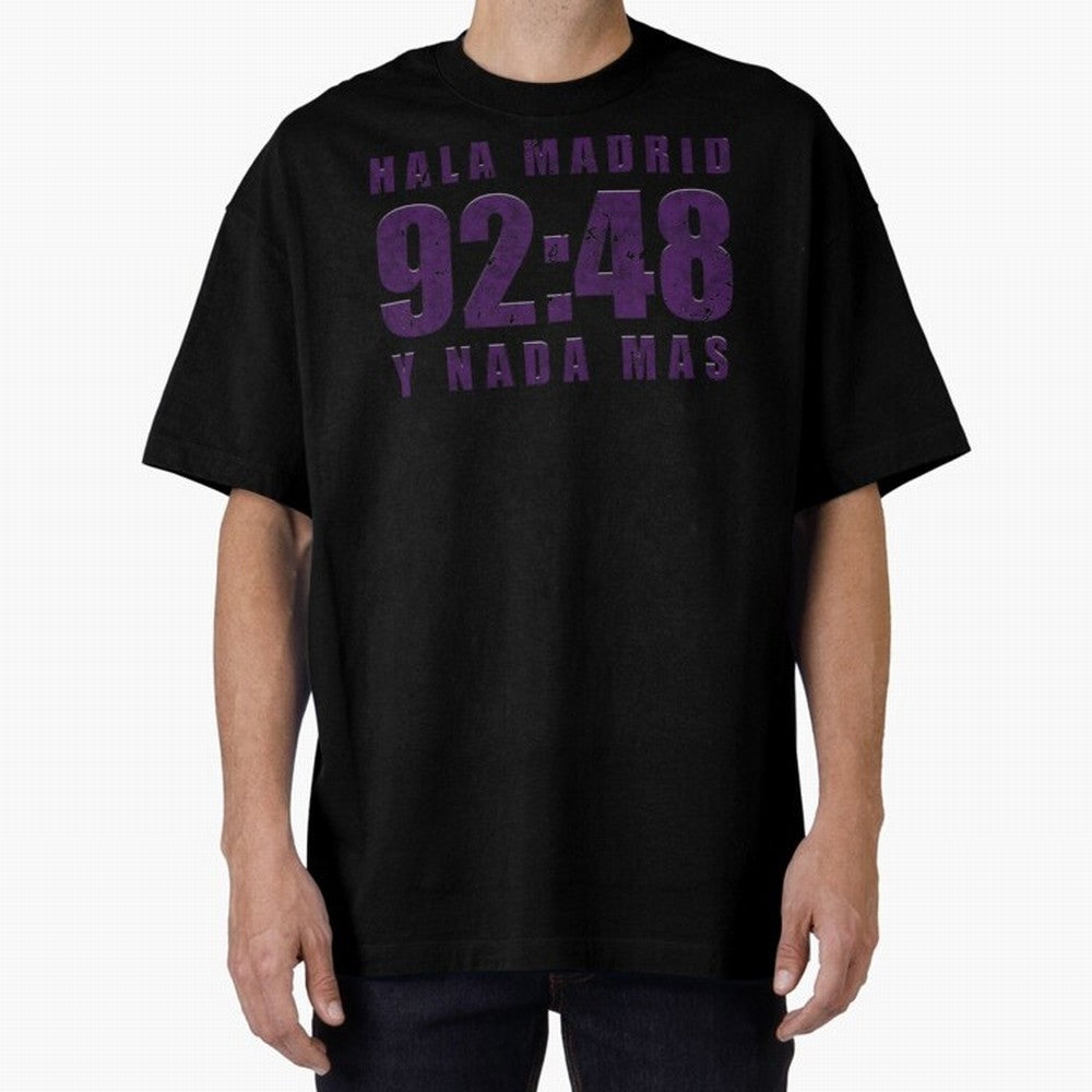 La Decima ChL 92:48 Madrid Hala Madrid Y Nada Mas History Made Madrid Bernabeu Football Soccer Legendary Oversized T-Shirt Make the Season About the FIFA World Cup 2026 Group Stage Journey through Messi, CR7 and Mbappe Highlights, France Pride,