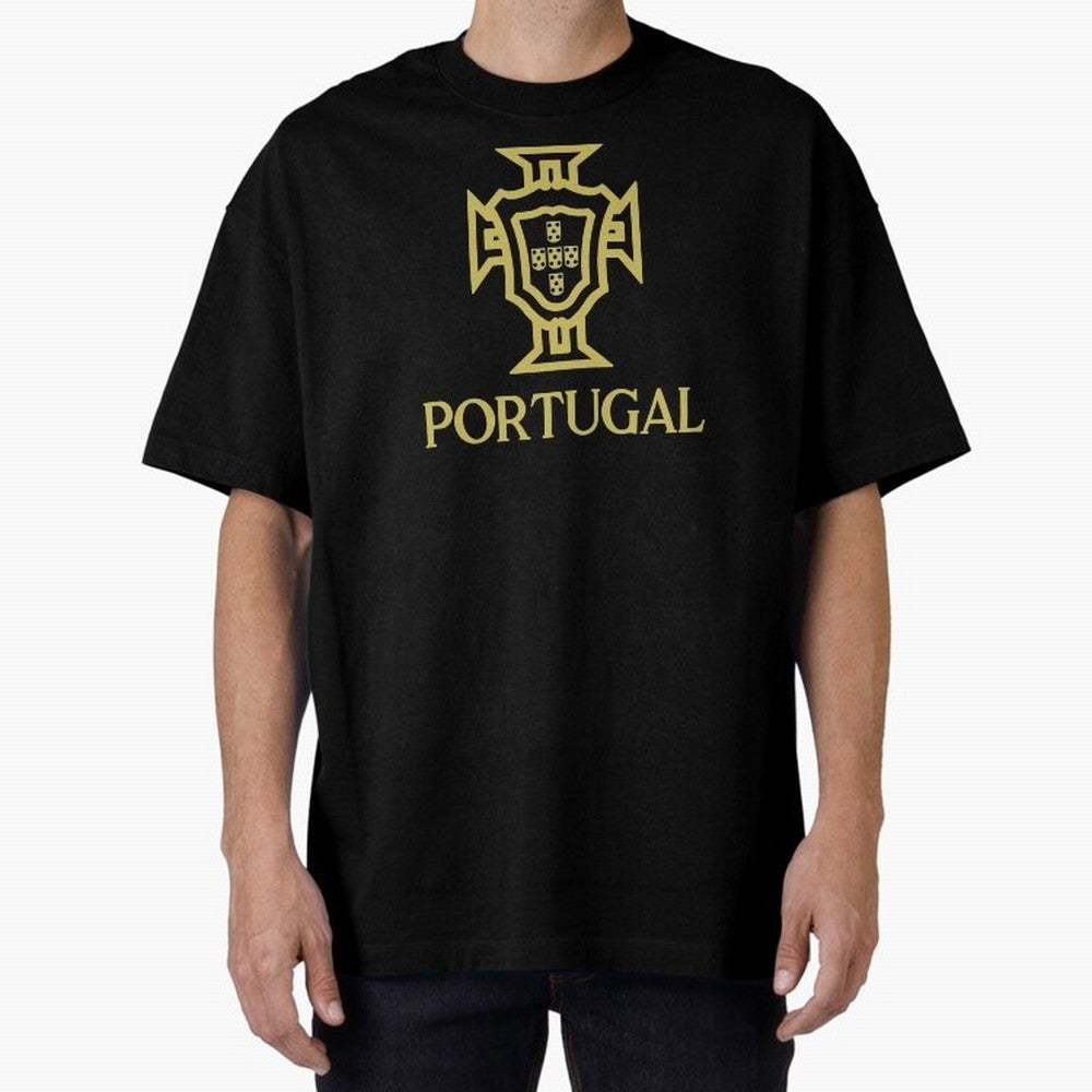 Portugal Oversized T-Shirt Fuel Your Fan Pride for Match Day Hype around FIFA World Cup 2026 USA Canada Mexico, Neymar, Germany, Retro Football Energy, Iconic Rivalries, Trophy Chase Drama and Stadium Atmosphere; Ideal for Football Dads, Football