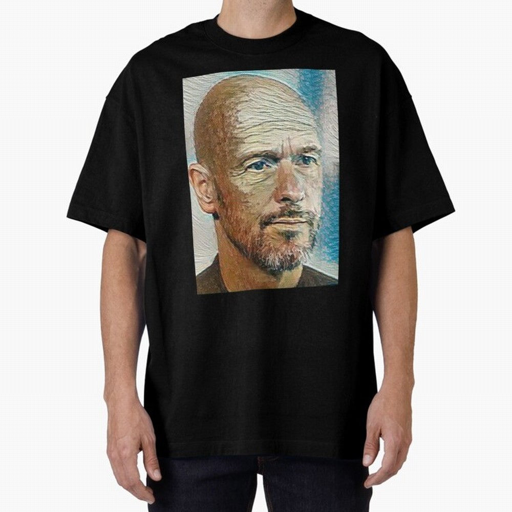 Erik Ten Hag Oversized T-Shirt Celebrate National Team Dreams in FIFA World Cup 2026 Spirit, with Netherlands, Neymar, Haaland and Cristiano Ronaldo, Classic Soccer Heritage, Championship Pressure, Fan Loyalty and International Pride; Made for