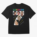 LEGENDS OF FOOTBALL Oversized T-Shirt Keep Football History Alive during FIFA World Cup 2026 Spirit, Featuring France and Portugal, Messi, CR7 and Mbappe, Soccer Culture, Superstar Moments, National Team Dreams and Competitive Fire; Perfect for