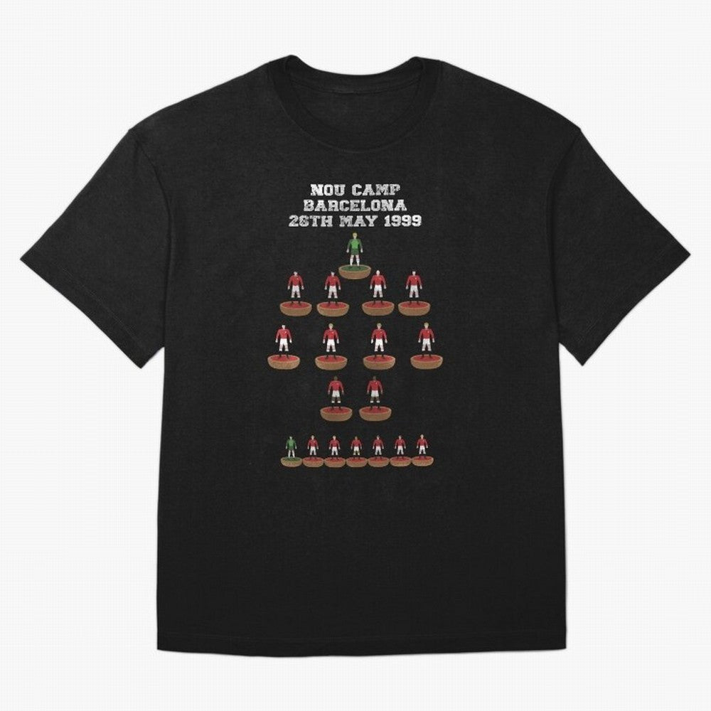 Manchester United Champions League 1999 Oversized T-Shirt Represent the Passion of FIFA World Cup 2026 Spirit, Capturing Portugal, Spain and Germany, Mbappe, Goal Celebration Energy, Supporter Heritage, Football Icons and Worldwide Tournament Joy;