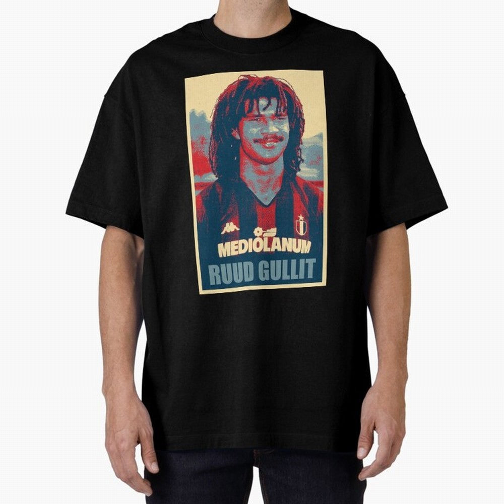 Ruud Gullit Oversized T-Shirt Bring World Football Passion into FIFA World Cup 2026 Group Stage Spirit, Capturing Argentina, France and Brazil, Cristiano Ronaldo, Stadium Memories, Football Loyalty, International Chants and Championship Tradition;