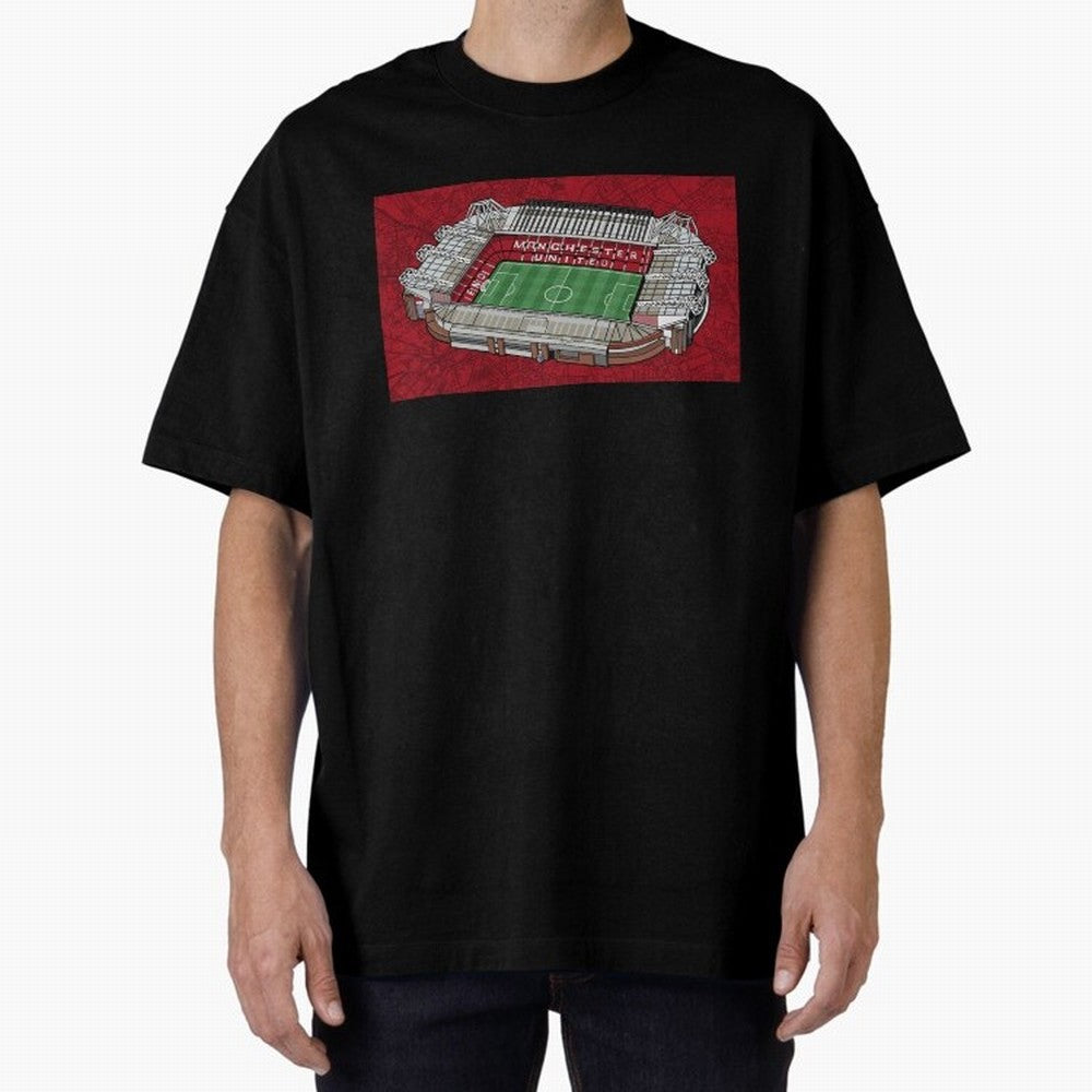 Old Trafford Manchester United Oversized T-Shirt Stand Out with Spirit from FIFA World Cup 2026 Group Stage with Neymar, England and Germany Energy, Retro Football Energy, Iconic Rivalries, Trophy Chase Drama and Stadium Atmosphere; Built for