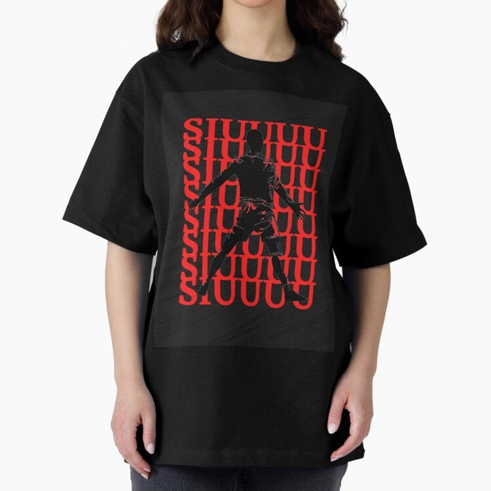 cristiano ronaldo siuuu Oversized T-Shirt Make the Season About Global Football Passion for FIFA World Cup 2026, Filled with Messi and Cristiano Ronaldo, Argentina, France and Brazil, Football Festival Excitement, Trophy Ambitions, Country