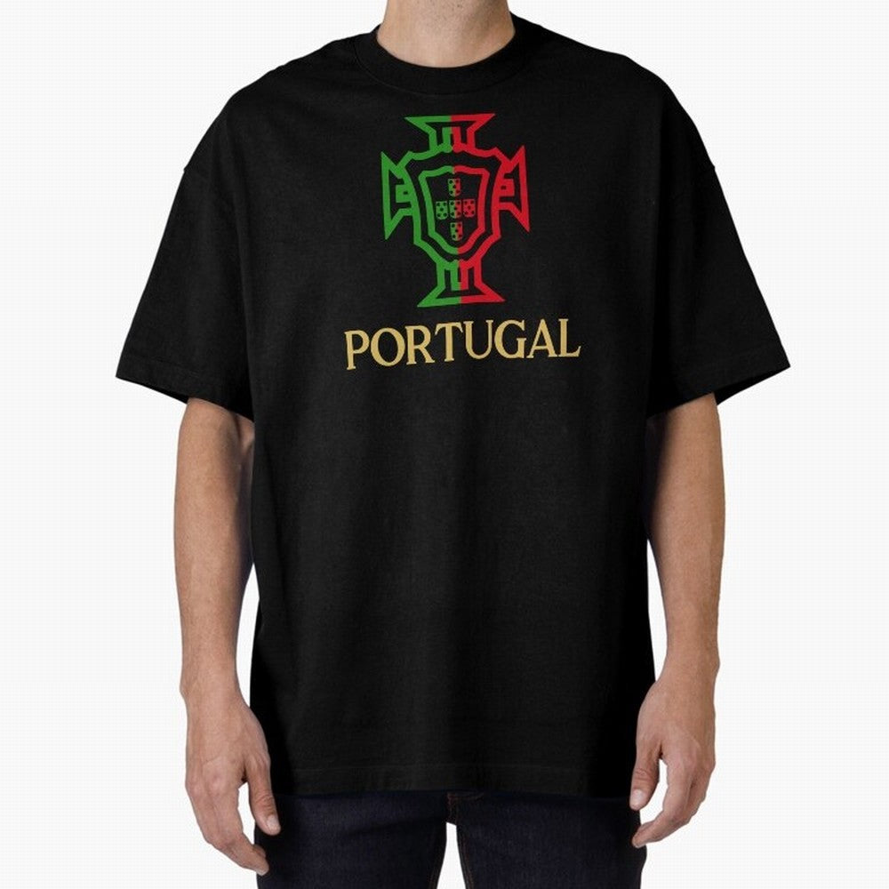 Portugal Tuga Gold Oversized T-Shirt Bring Bold Fan Energy to FIFA World Cup 2026 Spirit, Built around England, France and Netherlands, Neymar, Soccer Culture, Superstar Moments, National Team Dreams and Competitive Fire; Great for Supporters Who