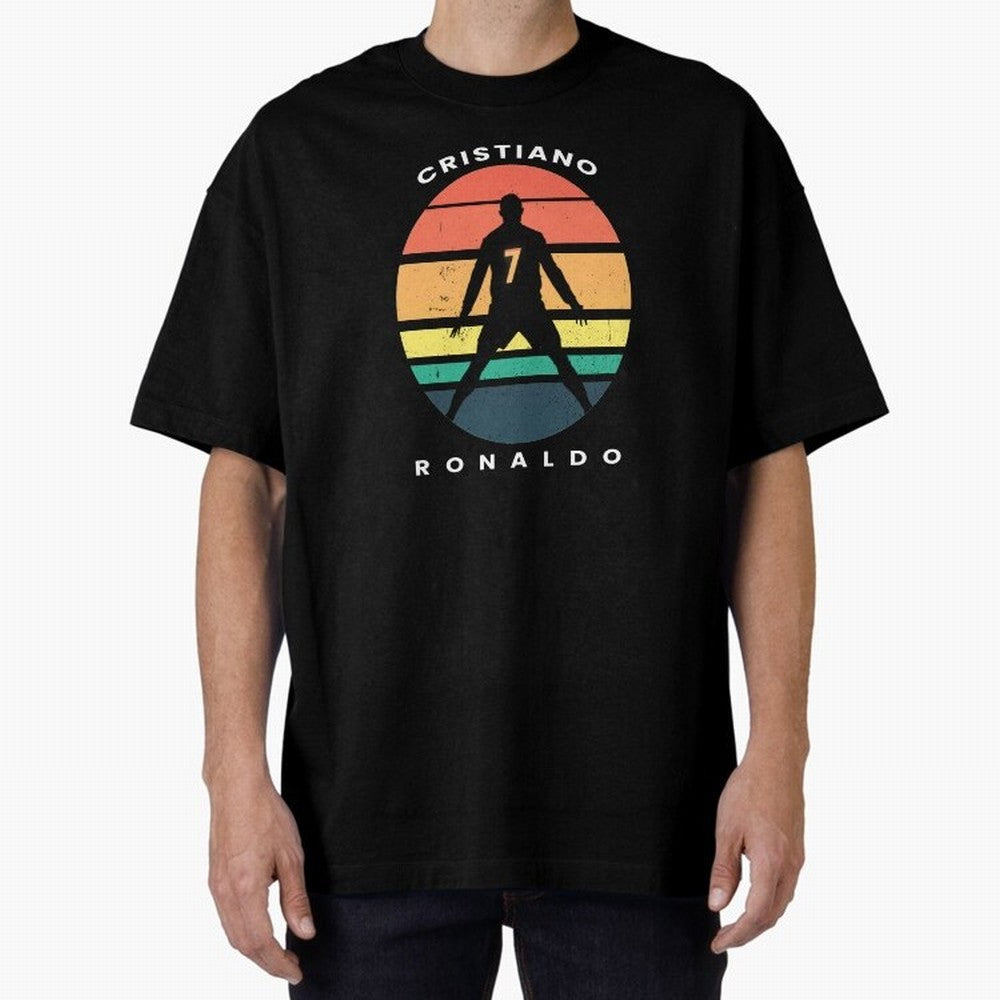 CRISTIANO RONALDO RETRO VINTAGE T-SHIRT Oversized T-Shirt Wear the Spirit of FIFA World Cup 2026 Capturing Neymar, Haaland and Cristiano Ronaldo, Portugal, Spain and Germany Energy, Vintage Soccer Flavor, Modern Football Stars, National Flags and