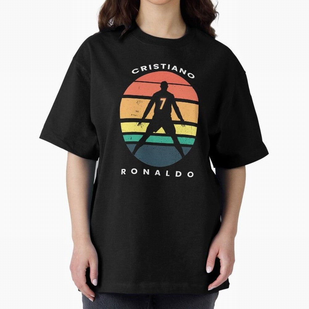 CRISTIANO RONALDO RETRO VINTAGE T-SHIRT Oversized T-Shirt Wear the Spirit of FIFA World Cup 2026 Capturing Neymar, Haaland and Cristiano Ronaldo, Portugal, Spain and Germany Energy, Vintage Soccer Flavor, Modern Football Stars, National Flags and