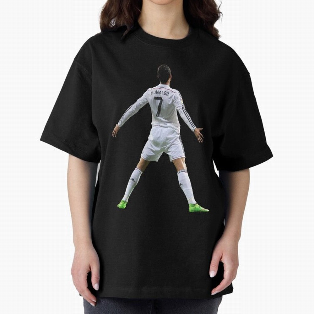 CR7 Oversized T-Shirt Step into Match Day Hype around FIFA World Cup 2026 Group Stage, CR7 and Messi, Spain and Netherlands, Sports Nostalgia, International Competition, Famous Players and Unforgettable Victories; Built for Supporters Chasing