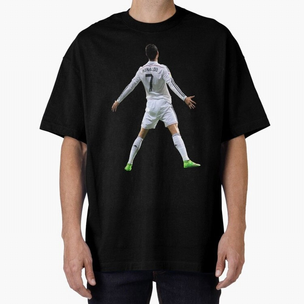 CR7 Oversized T-Shirt Step into Match Day Hype around FIFA World Cup 2026 Group Stage, CR7 and Messi, Spain and Netherlands, Sports Nostalgia, International Competition, Famous Players and Unforgettable Victories; Built for Supporters Chasing
