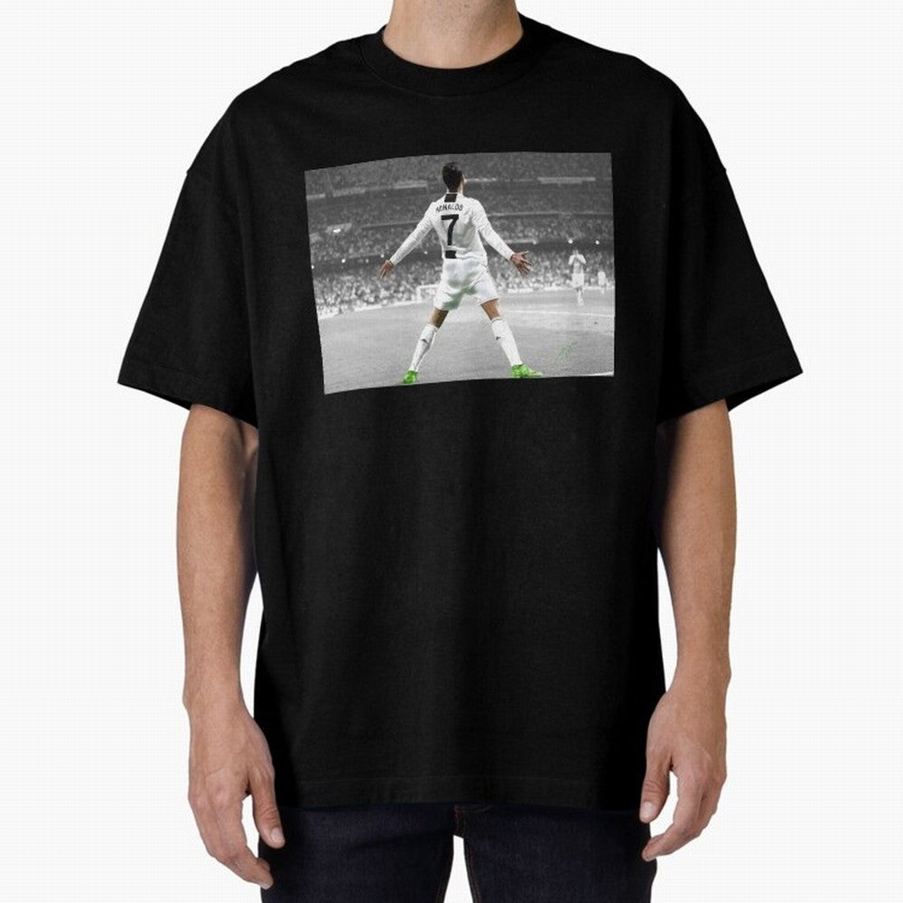 Cristiano Ronaldo Oversized T-Shirt Stand with Match Day Hype around FIFA World Cup 2026 USA Canada Mexico, Neymar, Haaland and Cristiano Ronaldo, Netherlands, Supporter Pride, Iconic Celebrations, Legendary Names and Global Match Day Energy; Built