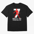 Men Back to manchester Welcome to manchester Oversized T-Shirt Carry National Pride through Global Football Passion for FIFA World Cup 2026, Centered on Cristiano Ronaldo, Haaland and CR7, Spain and Netherlands, Stadium Memories, Football Loyalty,