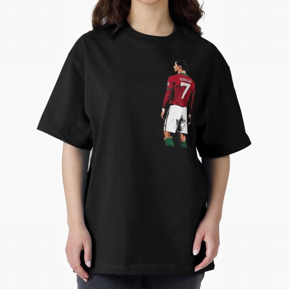 Cristiano Ronaldo inspired design Oversized T-Shirt Live the Energy of FIFA World Cup 2026 Group Stage Spirit, Celebrating Brazil, Portugal and Argentina, Haaland and Mbappe, Stadium Chants, National Pride, Trophy Dreams and Unforgettable Football