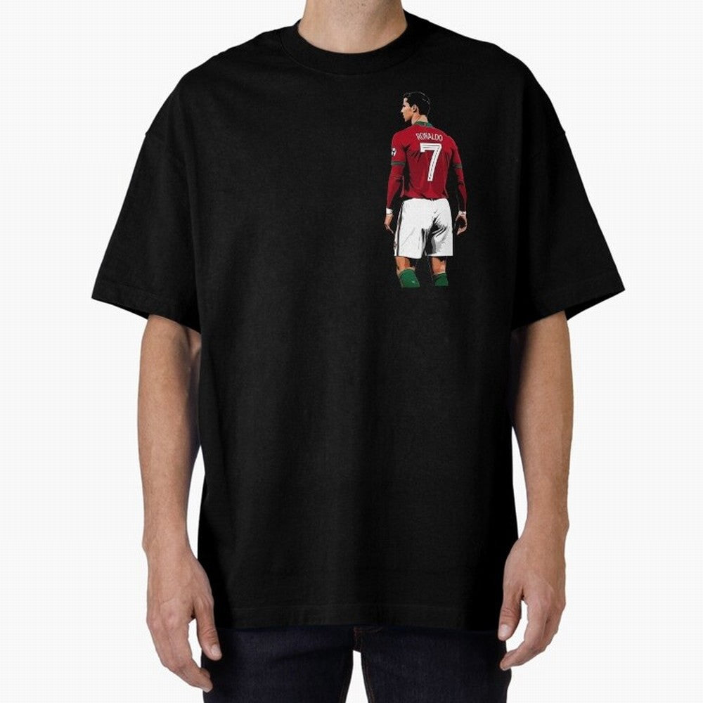 Cristiano Ronaldo inspired design Oversized T-Shirt Live the Energy of FIFA World Cup 2026 Group Stage Spirit, Celebrating Brazil, Portugal and Argentina, Haaland and Mbappe, Stadium Chants, National Pride, Trophy Dreams and Unforgettable Football