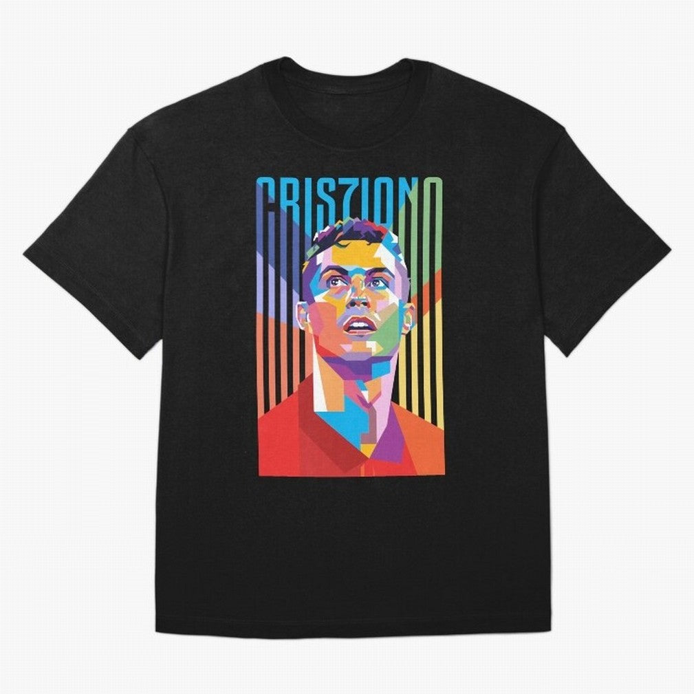 CR7 Pop Art Oversized T-Shirt Carry the Dream of FIFA World Cup 2026 Spirit, Built around England, Haaland, Tournament Hype, Historic Matchups, Family Viewing Parties and Global Sports Pride; Created for Match Day Parties, Soccer Gifts, Fan Photos,