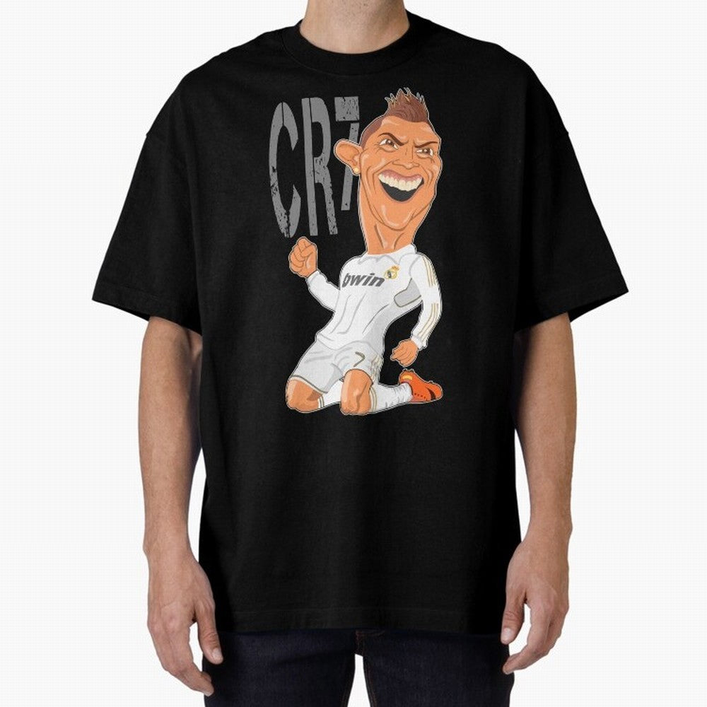 RONALDO Oversized T-Shirt Celebrate Soccer Greatness during Match Day Hype around FIFA World Cup 2026 USA Canada Mexico, Cristiano Ronaldo, Haaland and CR7, Brazil, Worldwide Fan Energy, Dramatic Goals, Stadium Lights and Championship Celebrations;