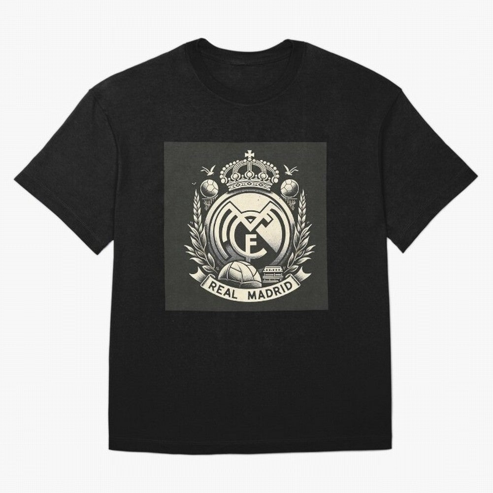 VIntage Style Real Madrid Logo Oversized T-Shirt Bring Stadium Energy to the FIFA World Cup 2026 Group Stage Journey through Haaland Highlights, Spain Pride, Game Day Rituals, Football Legends, Country Pride and the Road to the Final; Ideal for