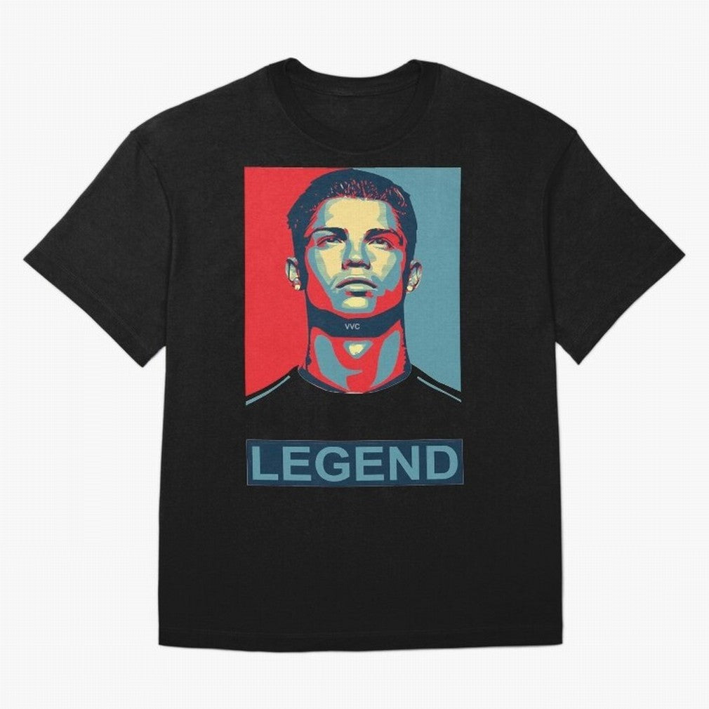 cristiano ronaldo legend Es Oversized T-Shirt Make Your Look Match FIFA World Cup 2026 Capturing CR7 and Messi, France Energy, Sports Nostalgia, International Competition, Famous Players and Unforgettable Victories; Perfect for People Who Love