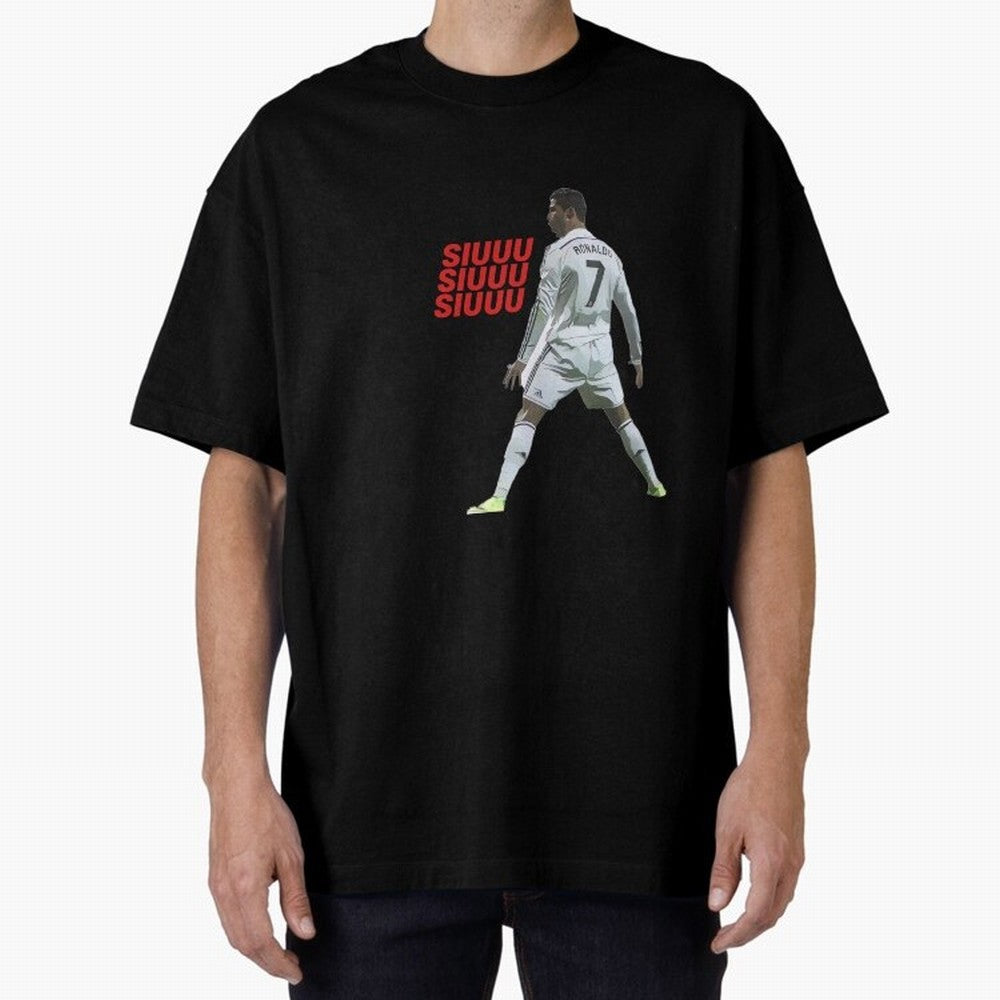 SIUUU #25 Oversized T-Shirt Join FIFA World Cup 2026 USA Canada Mexico Highlighting Mbappe, France Energy, Soccer Culture, Superstar Moments, National Team Dreams and Competitive Fire; Built for Supporters Chasing Trophy Dreams, Final Match