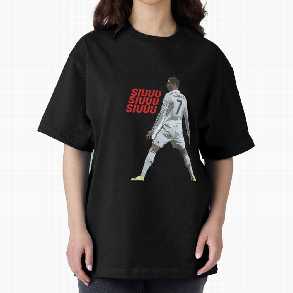 SIUUU #25 Oversized T-Shirt Join FIFA World Cup 2026 USA Canada Mexico Highlighting Mbappe, France Energy, Soccer Culture, Superstar Moments, National Team Dreams and Competitive Fire; Built for Supporters Chasing Trophy Dreams, Final Match