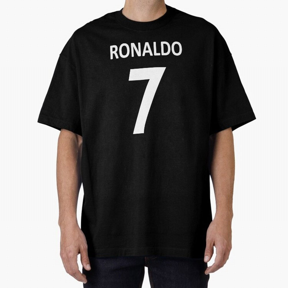 RONALDO NO.7 Oversized T-Shirt Celebrate Global Passion for the FIFA World Cup 2026 Group Stage Journey through Neymar, Haaland and Cristiano Ronaldo Highlights, Argentina Pride, Retro Football Energy, Iconic Rivalries, Trophy Chase Drama and