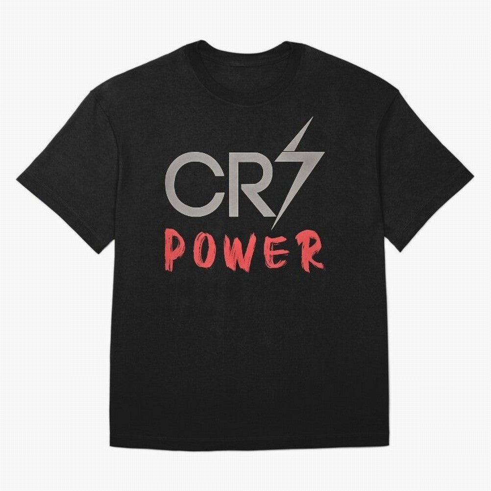 CR7 Power 2 Oversized T-Shirt Celebrate Soccer Greatness during FIFA World Cup 2026 Group Stage Spirit, Built around Portugal, Spain and Germany, Cristiano Ronaldo, Retro Football Energy, Iconic Rivalries, Trophy Chase Drama and Stadium Atmosphere;