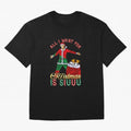 All I Want for CR7istmas is SIUUU - Cristiano Ronaldo / Portuguese Portugal World Cup MUFC Christmas Xmas Oversized T-Shirt Celebrate the Stars of FIFA World Cup 2026 Spirit, Connected to Brazil, Mbappe and Neymar, Football Festival Excitement,