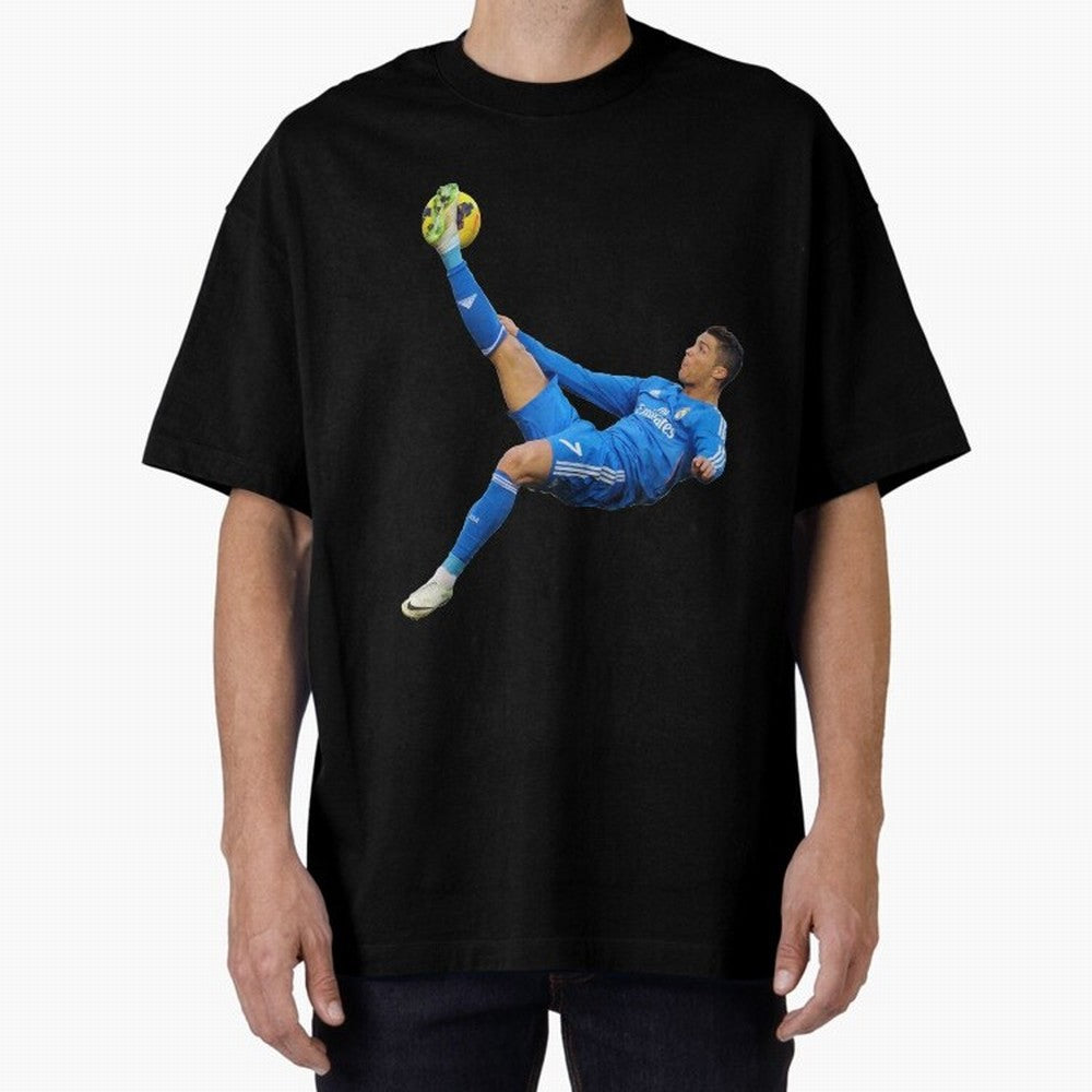 cristiano ronaldo Oversized T-Shirt Stand Out with Spirit from Match Day Hype around FIFA World Cup 2026, Mbappe and Neymar, Argentina and Brazil, Football Festival Excitement, Trophy Ambitions, Country Rivalries and Star Player Buzz; Ideal for