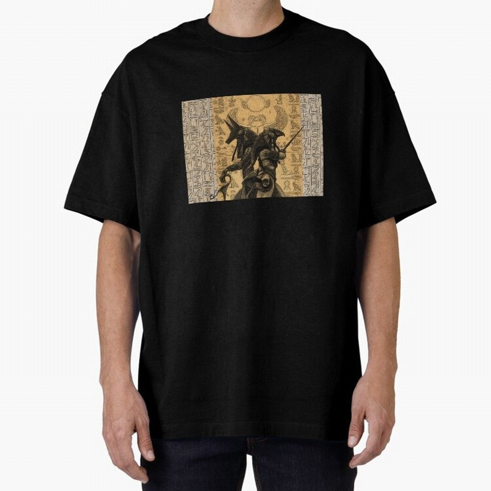 ANUBIS HORUS Oversized T-Shirt Cheer through Every Moment of FIFA World Cup 2026 Group Stage for Fans of Neymar and England and Germany, Bringing Game Day Rituals, Football Legends, Country Pride and the Road to the Final; Great for Supporters Who