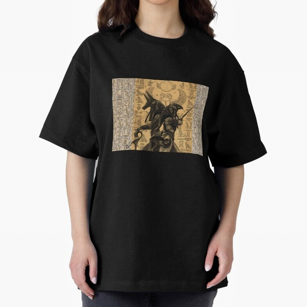 ANUBIS HORUS Oversized T-Shirt Cheer through Every Moment of FIFA World Cup 2026 Group Stage for Fans of Neymar and England and Germany, Bringing Game Day Rituals, Football Legends, Country Pride and the Road to the Final; Great for Supporters Who