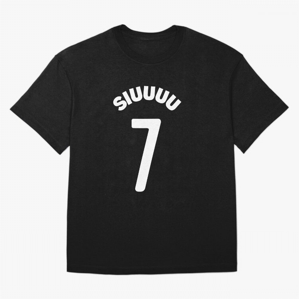 SIUUU Oversized T-Shirt Bring Bold Fan Energy to FIFA World Cup 2026 Capturing CR7, Netherlands Energy, Football History, Final Match Energy, Crowd Noise and Once in a Lifetime Moments; Ideal for Passionate Fans Who Love Underdog Stories, Superstar