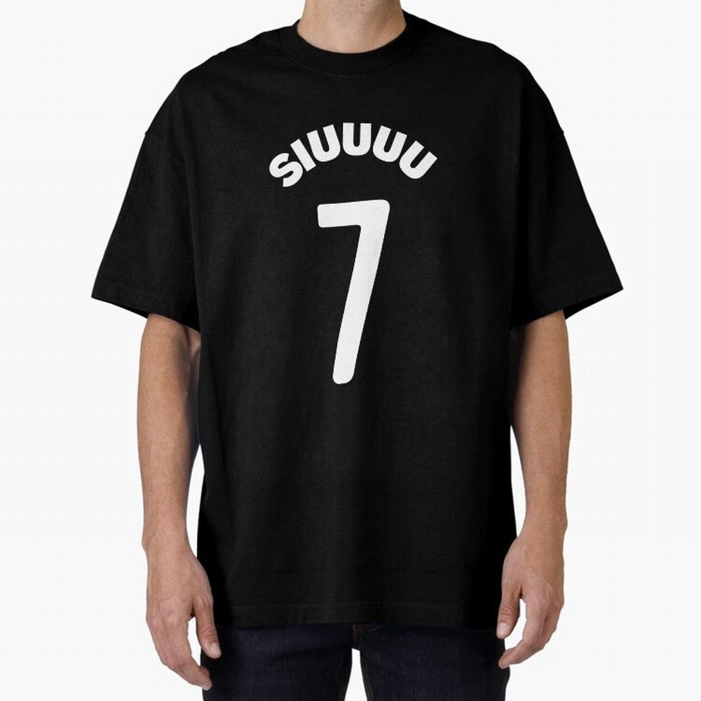 SIUUU Oversized T-Shirt Bring Bold Fan Energy to FIFA World Cup 2026 Capturing CR7, Netherlands Energy, Football History, Final Match Energy, Crowd Noise and Once in a Lifetime Moments; Ideal for Passionate Fans Who Love Underdog Stories, Superstar