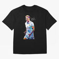 Kroos Footballer Wpap Art Oversized T-Shirt Celebrate the Magic of FIFA World Cup 2026 USA Canada Mexico for Fans of CR7 and Messi and Portugal, Bringing Game Day Rituals, Football Legends, Country Pride and the Road to the Final; Made for Die Hard