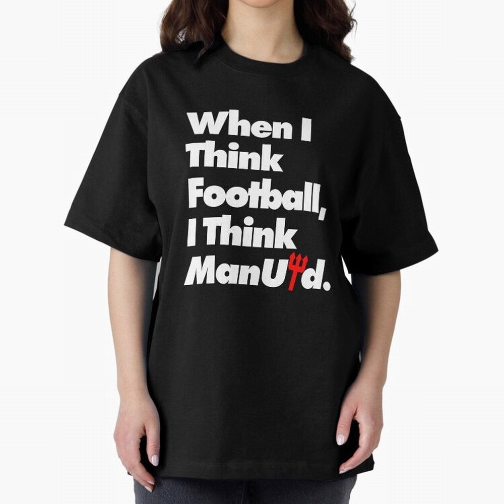 Manchester United Oversized T-Shirt Represent Football Lovers during FIFA World Cup 2026 Made for CR7 and Messi, Brazil, Portugal and Argentina Energy, Football History, Final Match Energy, Crowd Noise and Once in a Lifetime Moments; Made for Die