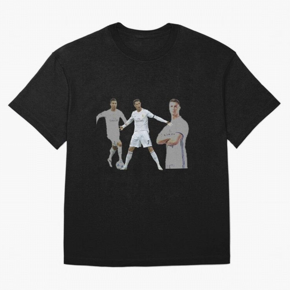 RONALDO Oversized T-Shirt Join Supporters Worldwide for FIFA World Cup 2026 USA Canada Mexico Connected to Mbappe, England, France and Netherlands Energy, Football History, Final Match Energy, Crowd Noise and Once in a Lifetime Moments; Perfect for