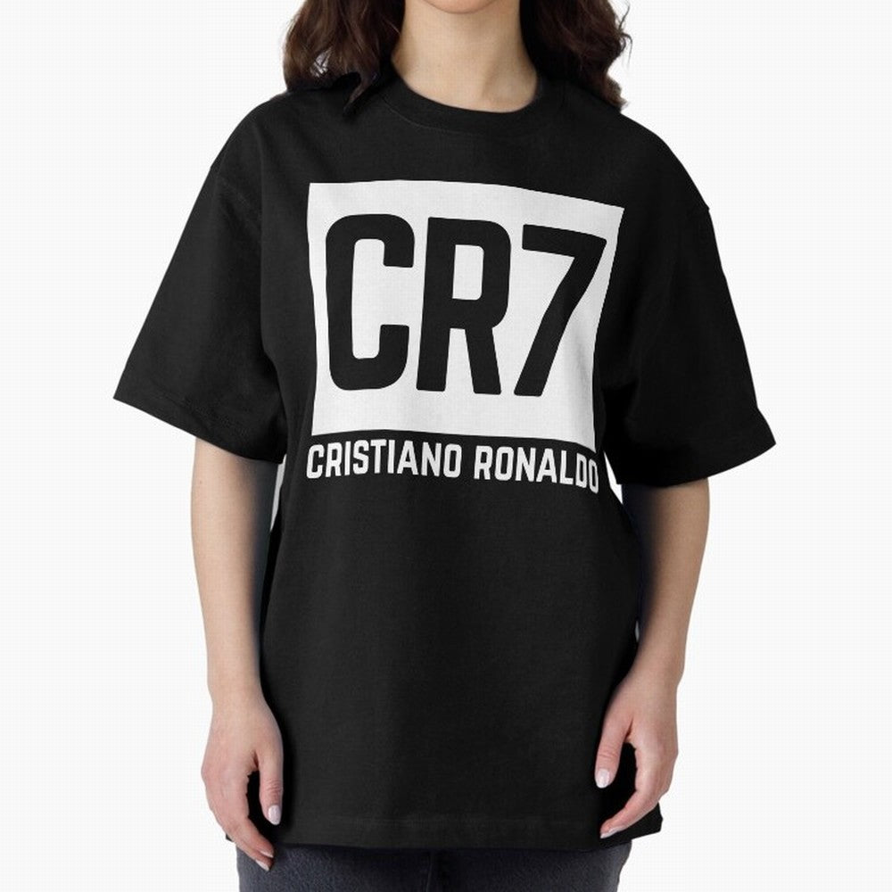 Cristiano Ronaldo white Oversized T-Shirt Share Match Day Hype around FIFA World Cup 2026 USA Canada Mexico, Messi, Neymar and Mbappe, Argentina and Brazil, Sports Nostalgia, International Competition, Famous Players and Unforgettable Victories;