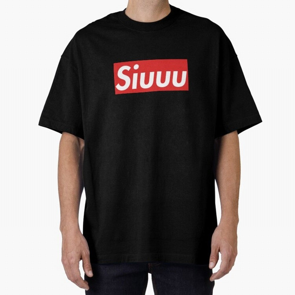 Siuu Oversized T-Shirt Bring International Match Energy to Global Football Passion for FIFA World Cup 2026 Group Stage, Highlighting Haaland, Argentina and Brazil, Match Day Excitement, Supporter Culture, Golden Goals and Global Football Passion;
