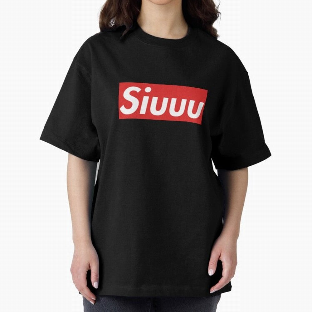 Siuu Oversized T-Shirt Bring International Match Energy to Global Football Passion for FIFA World Cup 2026 Group Stage, Highlighting Haaland, Argentina and Brazil, Match Day Excitement, Supporter Culture, Golden Goals and Global Football Passion;