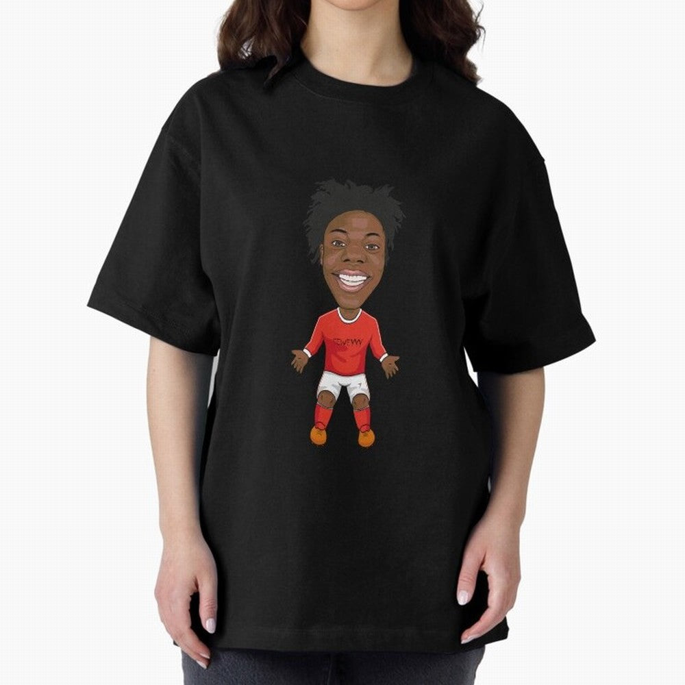 ISHOWSPEED-SEWEY Oversized T-Shirt Celebrate Soccer Greatness during FIFA World Cup 2026 Group Stage for Fans of Haaland and France and Portugal, Bringing Sports Nostalgia, International Competition, Famous Players and Unforgettable Victories;