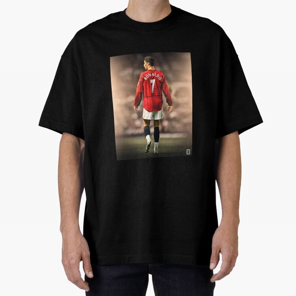ronaldo Oversized T-Shirt Show Passion for the Stars of Match Day Hype around FIFA World Cup 2026 USA Canada Mexico, Neymar, Haaland and Cristiano Ronaldo, England, France and Netherlands, Goal Celebration Energy, Supporter Heritage, Football Icons
