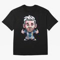 Lionel Messi Oversized T-Shirt Showcase the FIFA World Cup 2026 Group Stage Journey through Haaland and Mbappe Highlights, Brazil, Portugal and Argentina Pride, Stadium Chants, National Pride, Trophy Dreams and Unforgettable Football Memories;