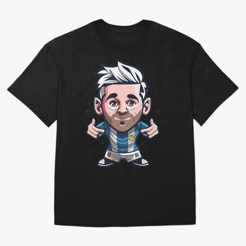 Lionel Messi Oversized T-Shirt Showcase the FIFA World Cup 2026 Group Stage Journey through Haaland and Mbappe Highlights, Brazil, Portugal and Argentina Pride, Stadium Chants, National Pride, Trophy Dreams and Unforgettable Football Memories;