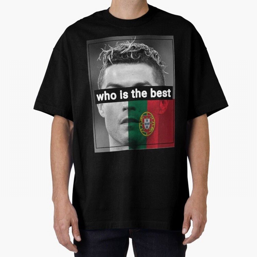 ronaldo Oversized T-Shirt Celebrate the Stars of the FIFA World Cup 2026 Journey through Messi, CR7 and Mbappe Highlights, England Pride, Worldwide Fan Energy, Dramatic Goals, Stadium Lights and Championship Celebrations; Perfect for Supporters Who