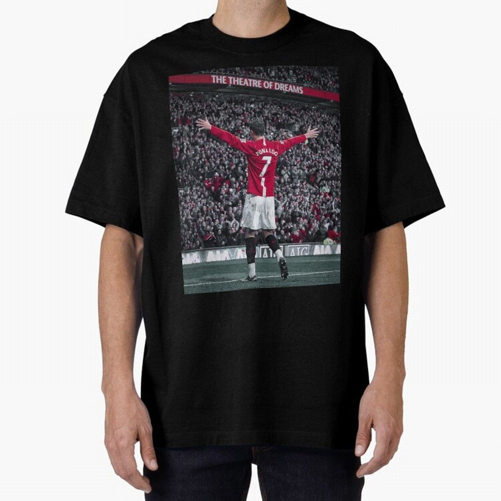 Cristiano Ronaldo Manchester United Oversized T-Shirt Honor FIFA World Cup 2026 USA Canada Mexico Spirit, Driven by England and Germany, Messi, Football History, Final Match Energy, Crowd Noise and Once in a Lifetime Moments; Perfect for People Who